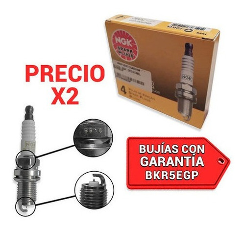 Bujia Ngk  Platinium Kia  Sephia 1.5 16v Mpi 00-01