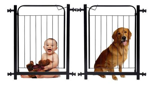 Portãozinho Para Criança E Pet Segurança Casa Proteção Aço