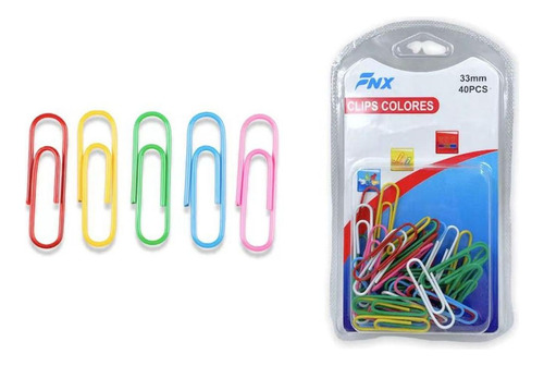 Clips De Colores 33mm