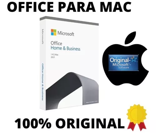 Licencia Office 2021 Home & Bussiness Para Mac Permanente