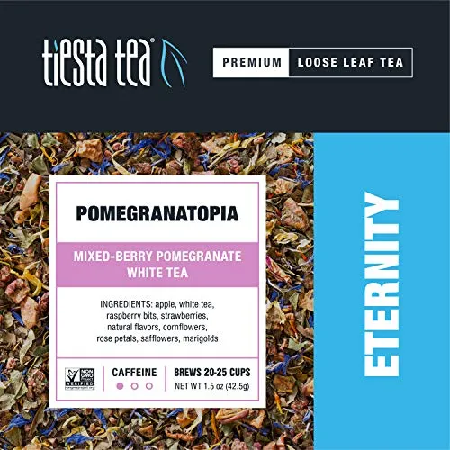 Tiesta Tea - Granada, Té Blanco De Granada De Bayas Mixtas D
