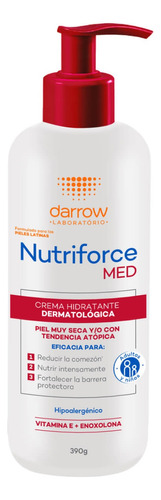 Darrow Nutriforce Med Crema Dermatologica Hidratante 390gr