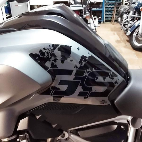 Adesivo Protetor Lateral Tanque Bmw R 1200 Gs 2014/16 - Mapa Cor Transparente