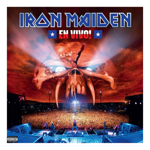 Iron Maiden En Vivo Importado 2 Lp Vinyl Versión Del Álbum Estándar