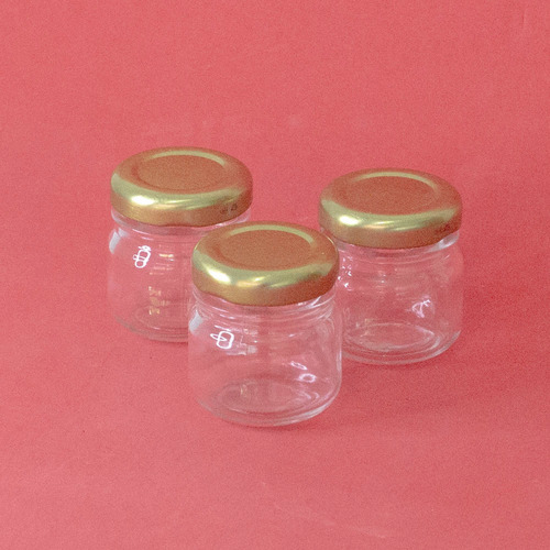 Imagem 1 de 1 de 10 Potinho Vidro Geleinha Papinha De 40ml Lembrancinhas