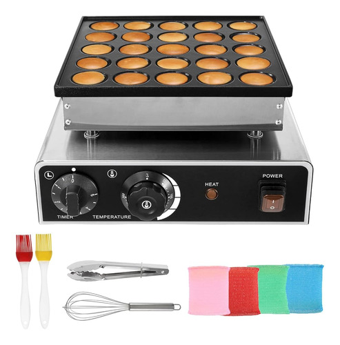 Dyna-living Holandés Pancake Maker Mini Pancake Iron Muffin 