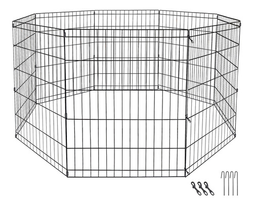 Corral Para Mascotas Segawe De 24'' Con 8 Paneles