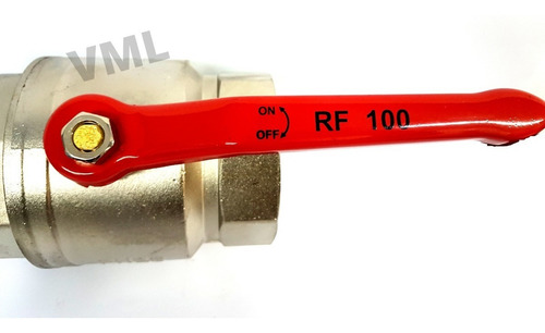 Valvula De Paso Llave Esferica Bronce 4 Pulgadas