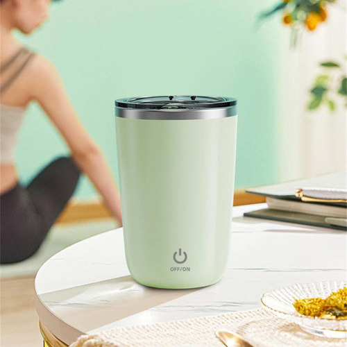 Taza De Café Magnética Autoagitadora Automática Verde