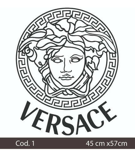Sticker  Vinilo Decorativo Logo Versace