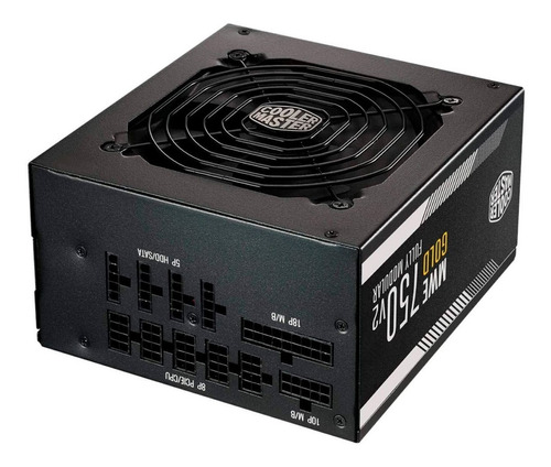 Fuente Atx Cooler Master Mwe 750 V2 Modular 80 Plus Gold