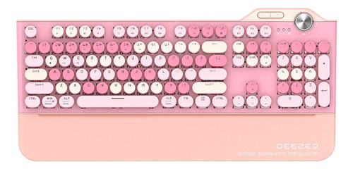 Teclado Mecánico Qwerty Rosa Mofii G7 De 3 Modos