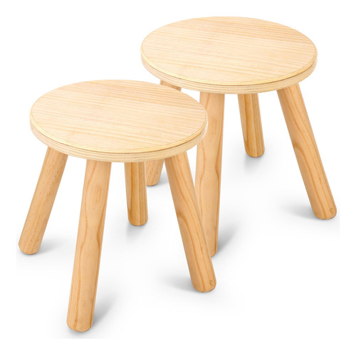 Wingyz Taburetes De Madera Para Ninos, Sillas Solidas De 10