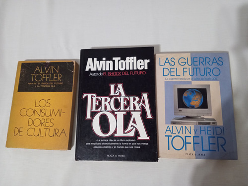 Alvin Toffler X3 Libros La Tercera Ola Los Consumidores Cult