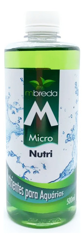 Fertilizante Mbreda Micro Nutri 500ml Aquário Plantado