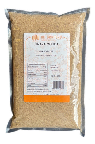 Linaza Molida A Granel 10 Kilogramos