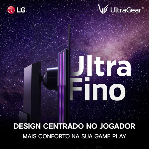 Monitor Gamer LG UltraGear OLED – Tela OLED 27”, QHD, HDR400, True black, 1.5M:1, 240Hz, 0,03ms (GtG), NVIDIA® G-SYNC® – 27GS95QE-B