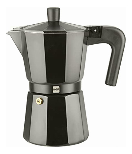 Magefesa ® Kenia Noir Stovetop Cafetera Espresso Cafetera,