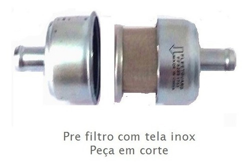 Bomba Mercedes Externa 12 Bar + Filtro Lavavel + Pré Filtro