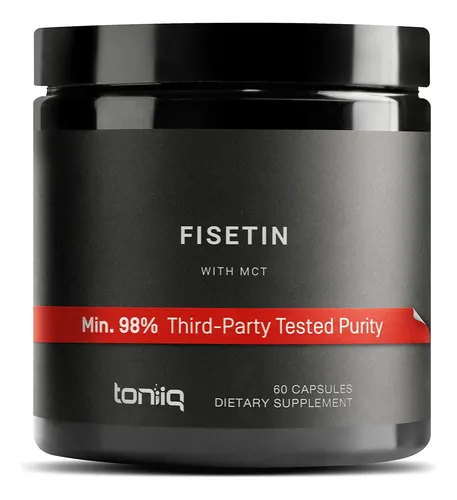 Toniiq Fisetina De Ultra Alta Pureza De 500 Mg