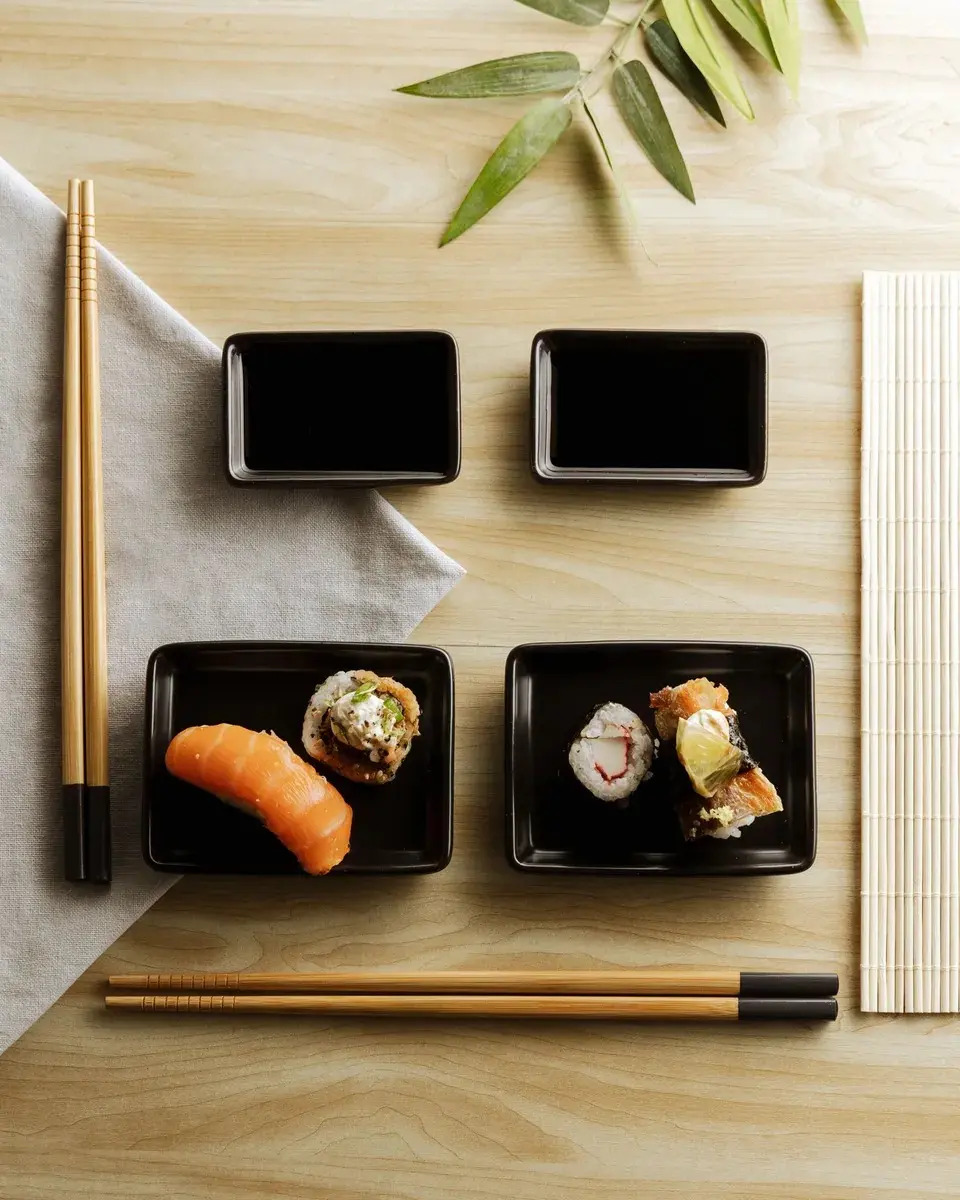 Conjunto Saitama Com 7 Peças Para Sushi