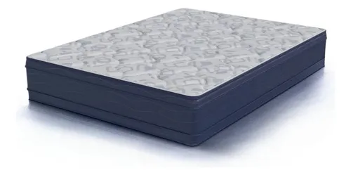 Colchón Queen Resorte Onix Con Pillow Luna Del Sur