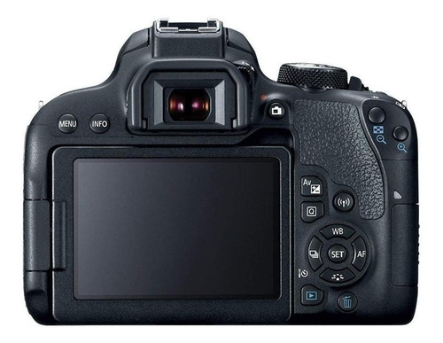 Canon EOS Rebel T7i 18-55mm f/3.5-5.6 IS STM Kit DSLR cor preto