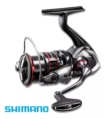 Molinete Shimano Vanford C3000xg, color negro y rojo grafito