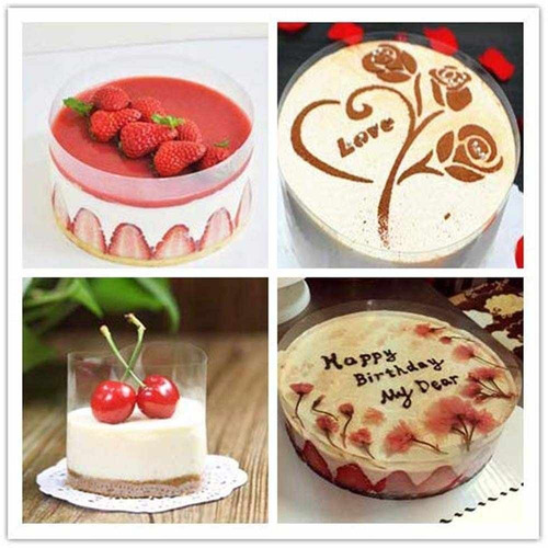 Imagen 3 de 6 de Cinta Acetato 15cm Alto X5 Metros Reposteria Pasteleria