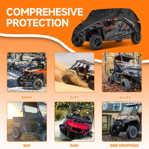 Cobertor P/utv 2 Plazas Polaris Can-am Yamaha Honda Suzuki