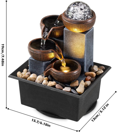 Fuente De Mesa De 4 Niveles