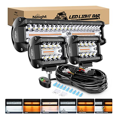 Barra De Luz Led De 12 Pulgadas, 2 Piezas De Luz De 60w...