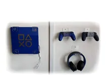 Comprar Soporte Base Pared Ps4, Ps3 +2 Sop De Control+ 1 Sop Diadema