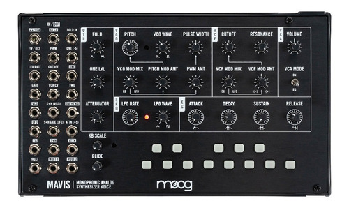 Imagen 2 de 8 de Moog Mavis Sintetizador Monofónico Kit Eurorack Audiotecna