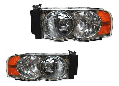 Par De Faros Dodge Pu 2002-2003-2004-2005 Ty