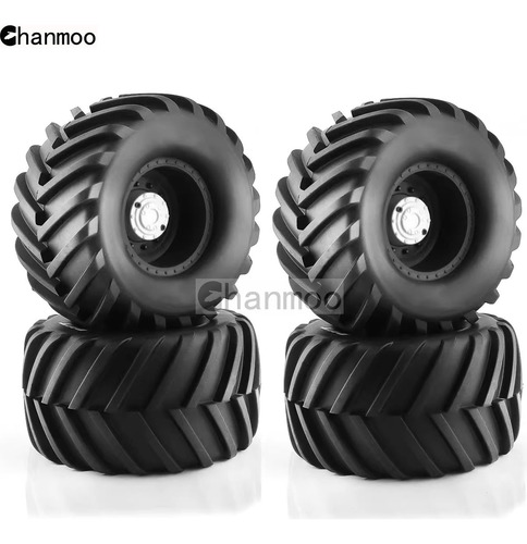 Neumáticos De Camión Monstruo Rc 1/8 Y Ruedas De 17mm Hex