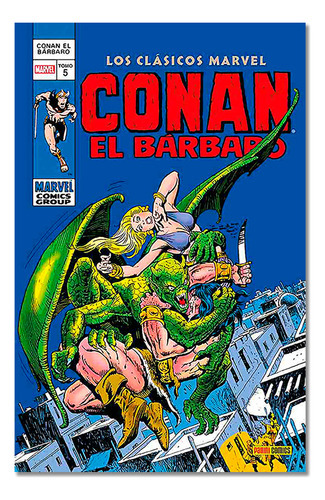 Los Clásicos De Conan El Barbaro N.05, De Barry Windsor Smith, roy Thomas. Editorial Conan Properties, Tapa Blanda En Español