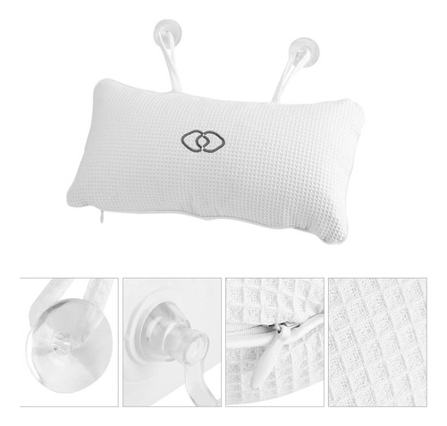 Ftvogue Almohada De Bano Antideslizante Para Banera Y Spa Co