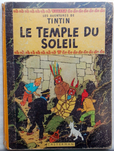 Les Aventures De Tintin Le Temple Du Soleil, Hergé, Original