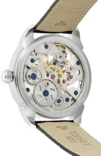 Reloj Tissot Hombre Esqueleto Acero Inoxidable Mano Viento S