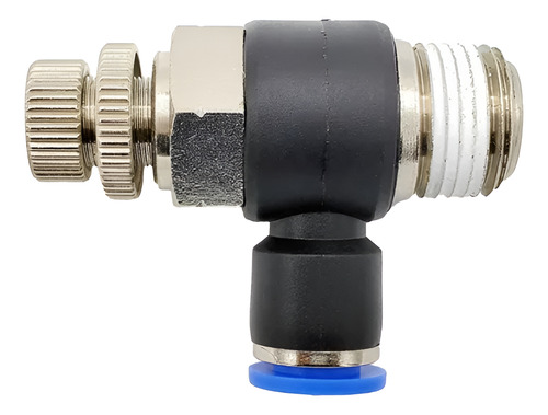Paquete 10pz Regulador De Caudal 4mm-1/8 R Ar-nsc04r1b-a