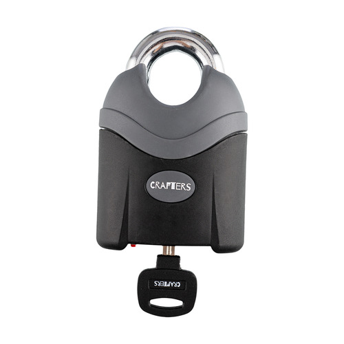 Candado Crafters De Máxima Seguridad De 72mm Profesional Color Negro