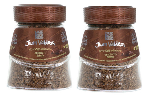 Duopack Juan Valdez Café Soluble Liofilizado Chocolate 95gr