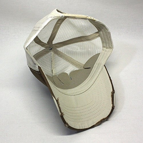 Imagen 5 de 6 de El Año De Vintage Plain Dos Tone Cotton Twill Mesh Adjustabl