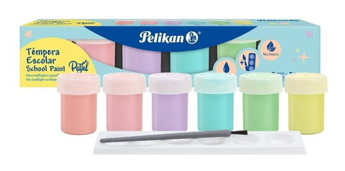 Temperas Pastel X 6unds  Pelikan 