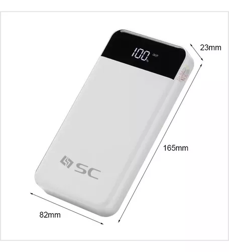 Power Bank Bateria Externa 22400 Mah Reales Usb Portatil