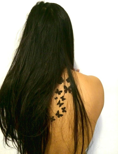 Tatuagens De Tatuagem De Silhueta Preta De Libélula E Borbol