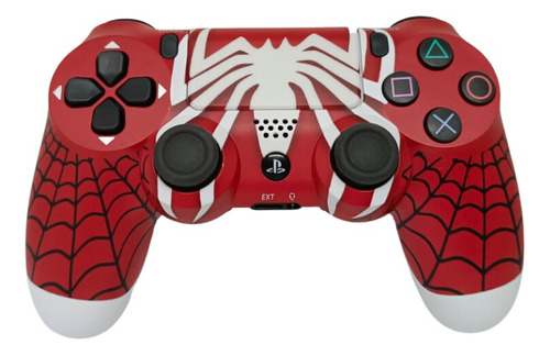 Control Joystick Inalámbrico Para Ps4 Diseño Spiderman