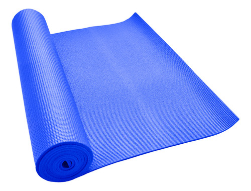 Colchoneta Yoga Mat Fit Pilates 1.8m X 60cm - 6mm Grosor Color Azul