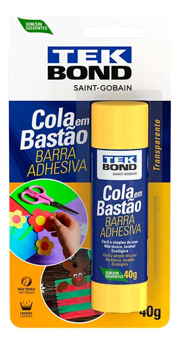 Cola Em Bastão 40g Blíster Tekbond